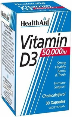 Капсулы Health Aid Витамин D3 50 000 МЕ
