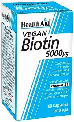 Биотин 5000 мкг в капсулах от Health Aid