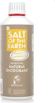 Натуральный дезодорант-спрей Salt Of The Earth Amber & Sandalwood