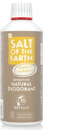 Натуральный дезодорант-спрей Salt Of The Earth Amber & Sandalwood