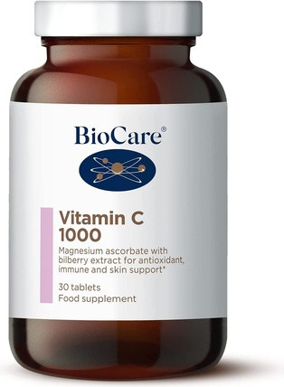 Таблетки Biocare Витамин C 1000 с экстрактом черники