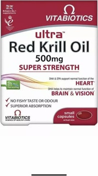 Омега-3 Жирные Кислоты Vitabiotics Масло Криля Супер Сила