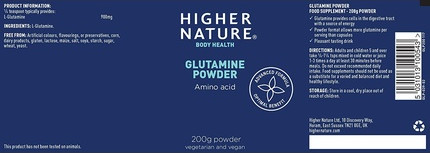 L-глютамин от Higher Nature
