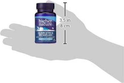 Таблетки Higher Nature Кверцетин и Бромелайн