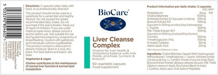 Биологически активная добавка Biocare Liver Cleanse Complex
