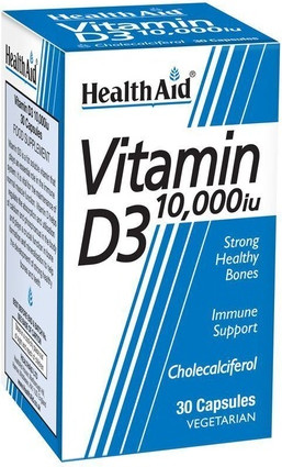 Витамин D3 10000 МЕ Веджикапс Health Aid