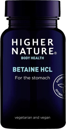 Betaine HCL Гидрохлорид Бетаина БАД от Higher Nature