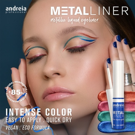 Жидкая подводка-маркер Andreia Metallic