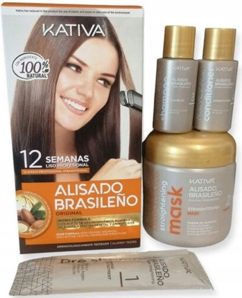 Kativa Keratin Treatment Set with Argan Oil
