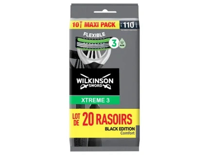 Razor Wilkinson Black Edition Comfort 3 Blade