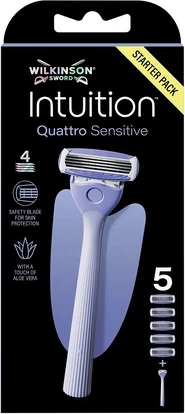 Razor Wilkinson Sword Intuition Quattro Sensitive