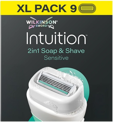 Лезвия Wilkinson Sword Intuition 2in1 Мыло и Бритье Sensitive