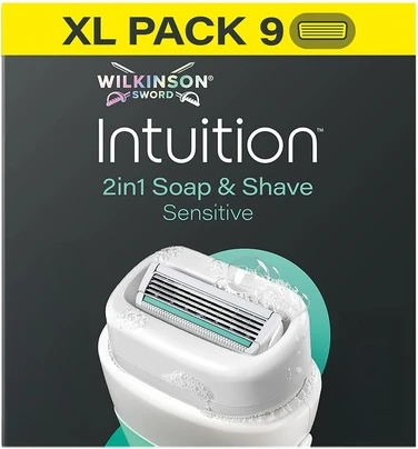 Лезвия Wilkinson Sword Intuition 2in1 Мыло и Бритье Sensitive