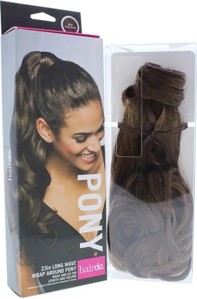 Шиньон-хвост Wave Wrap Around от Hairdo, имбирно-каштановый