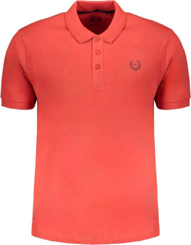 Red Cotton Polo Shirt Diego Venturino