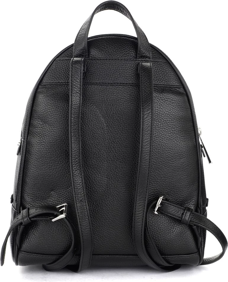 Черный кожаный рюкзак Michael Kors