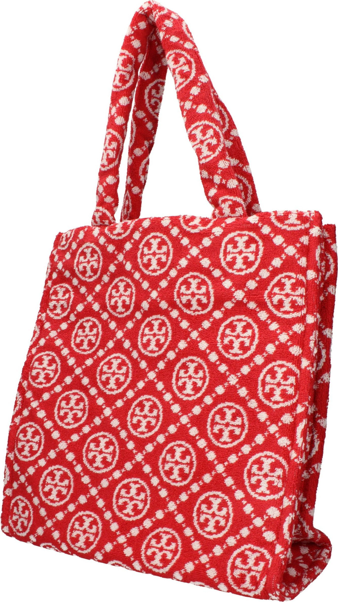 Красная сумка на плечо Tory Burch из хлопка