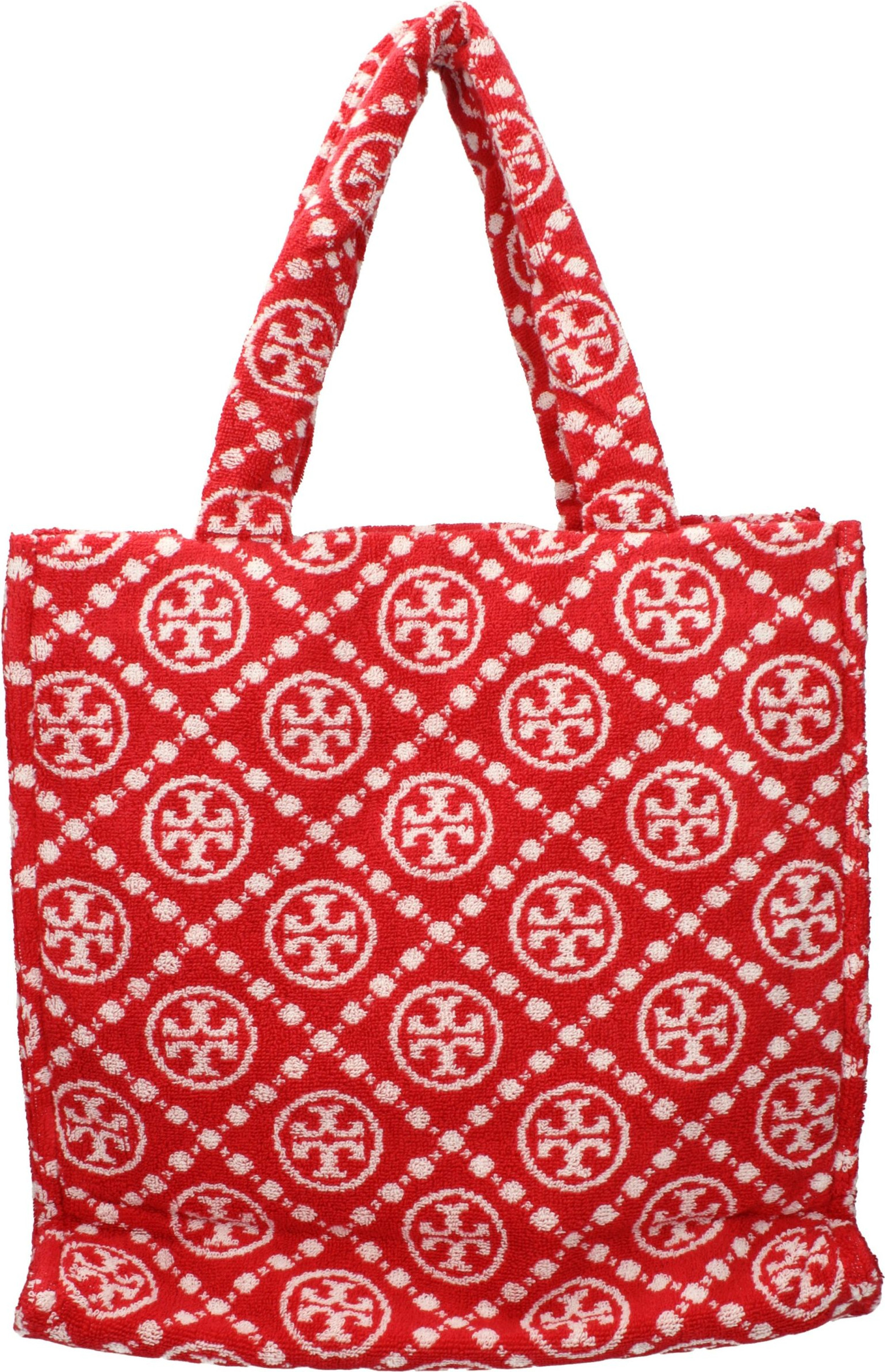 Красная сумка на плечо Tory Burch из хлопка