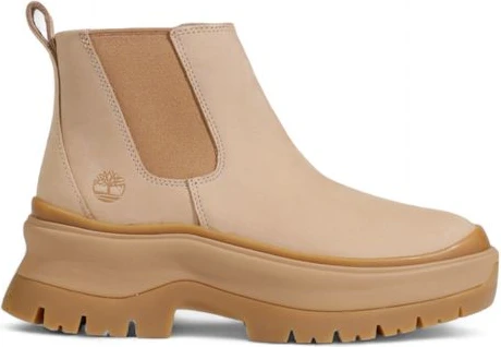 Ботильоны из бежевой замши Timberland