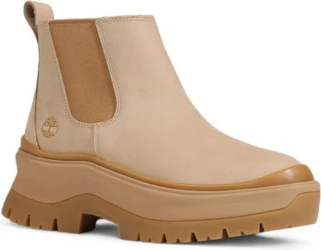 Ботильоны из бежевой замши Timberland