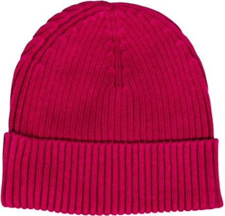 Шапка Calvin Klein PATCH CHUNKY RIB COTTON BEANIE