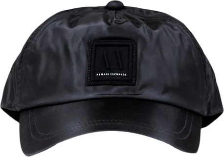 Бейсболка Armani Exchange Черная Полиамидная Кепка