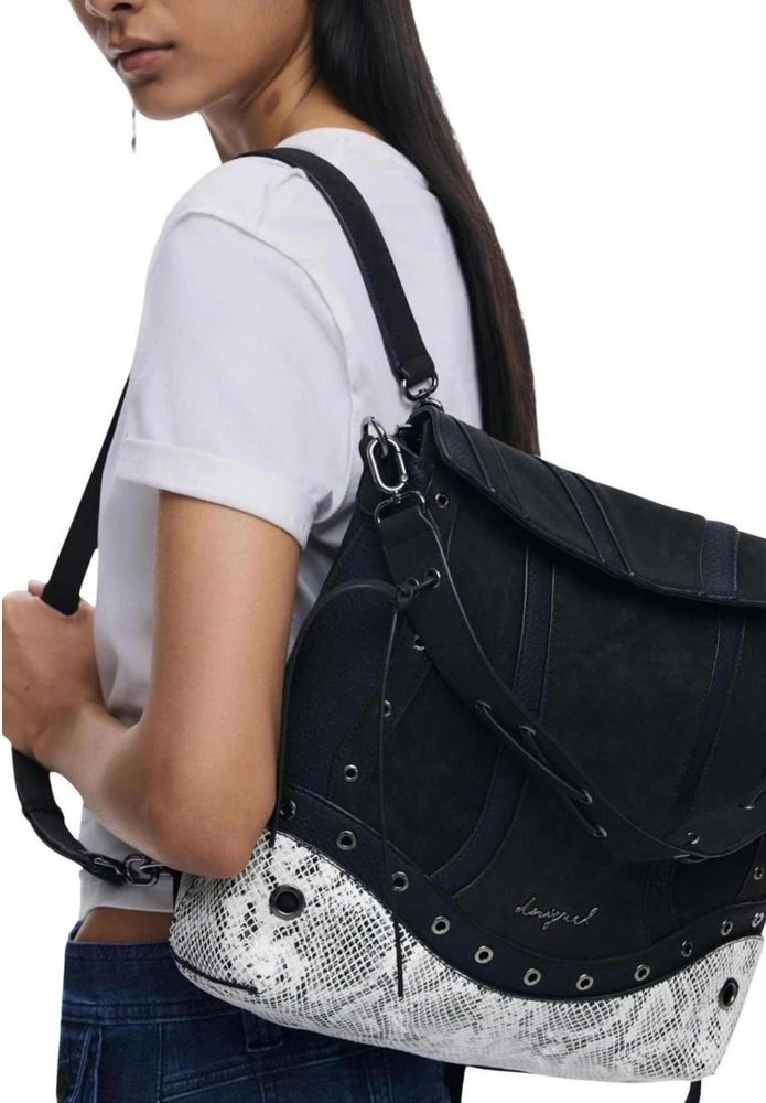 Чёрный рюкзак Desigual из полиуретана