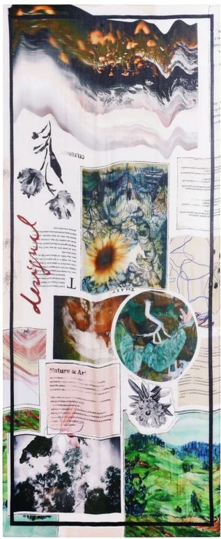 Foulard Desigual Bicolor Viscose