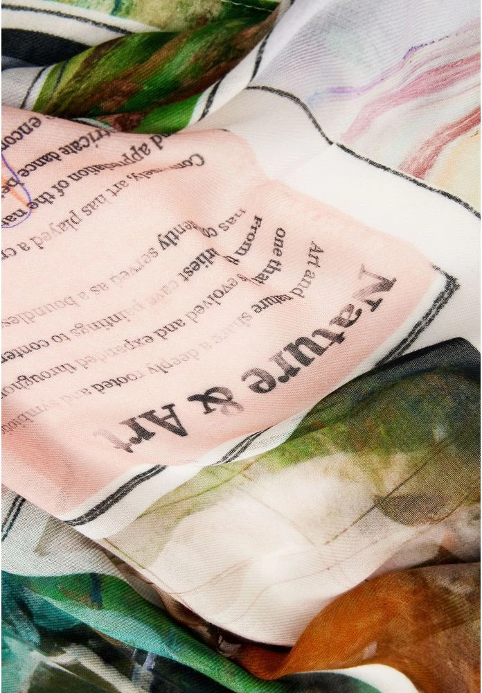 Foulard Desigual Bicolor Viscose