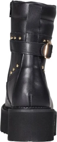 Boots Cult Black Leather Lace-Up Boots