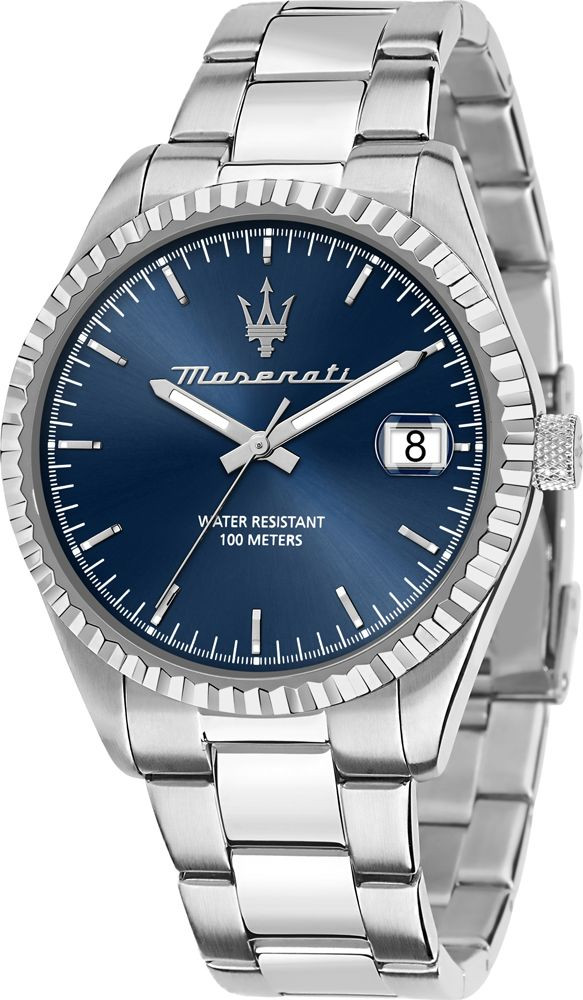 Часы Maserati Blue Stainless Steel Dress Watch