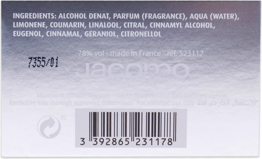 Туалетная вода Jacomo Jacomo For Men Intense