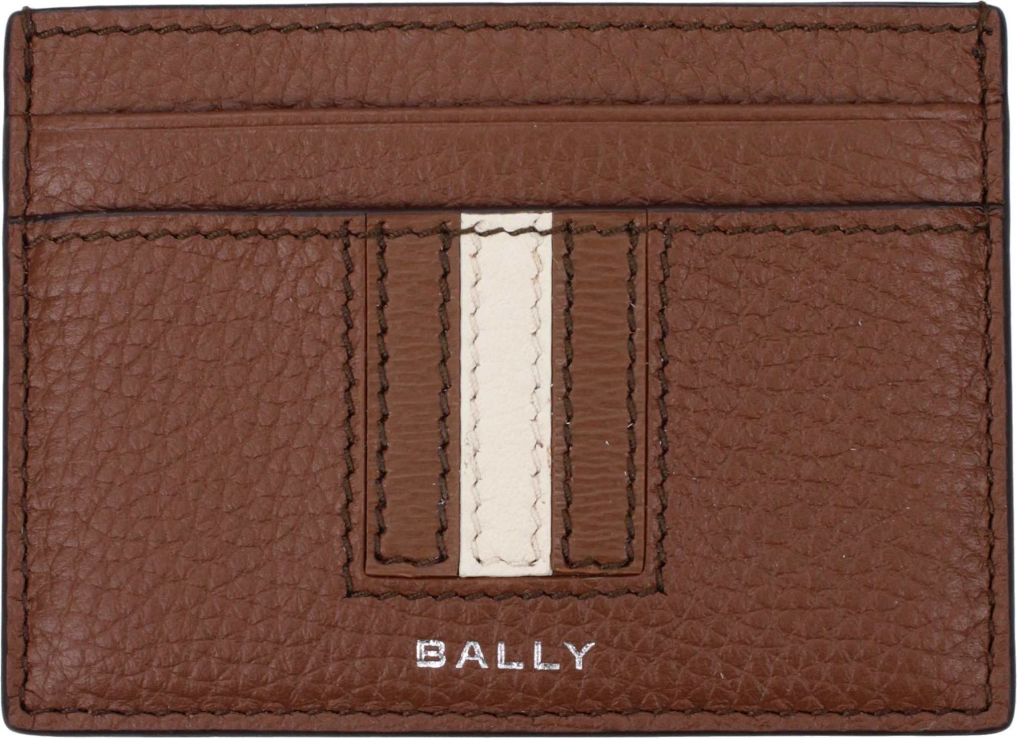 Кошелек для карт Bally из коричневой кожи