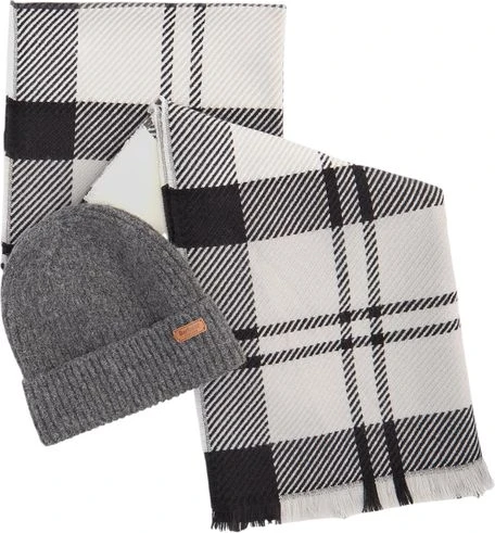 Комплект Barbour: шапка и шарф