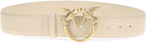 Ремень Pinko Бежевый Кожа Теленка Bos Taurus Обычный Ремень