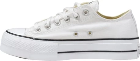 Кроссовки Converse White Fabric Platform Sneakers