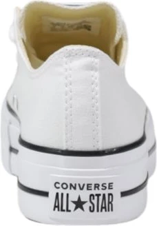 Кроссовки Converse White Fabric Platform Sneakers