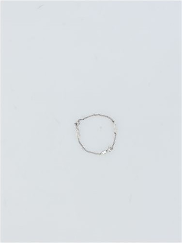 Серебряный браслет Saint Laurent из стекла
