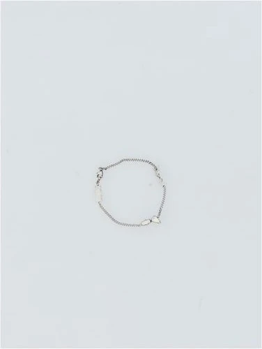 Серебряный браслет Saint Laurent из стекла
