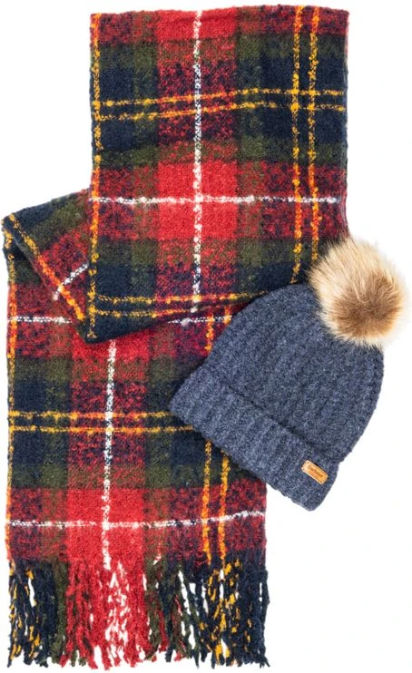 Комплект: шарф и шапка Barbour SALTBURN