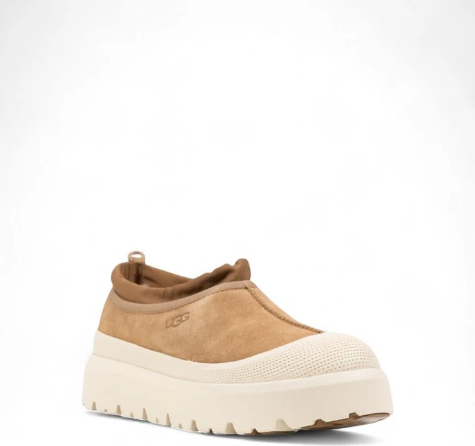 Клоги UGG Бежевая Замша Кожа