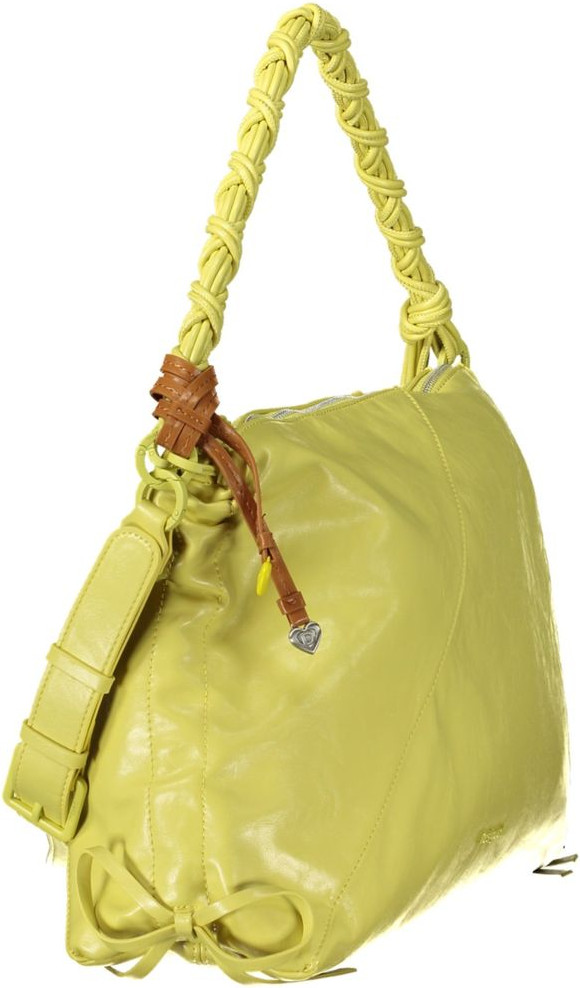 Handbag Desigual Giallo Polyurethane