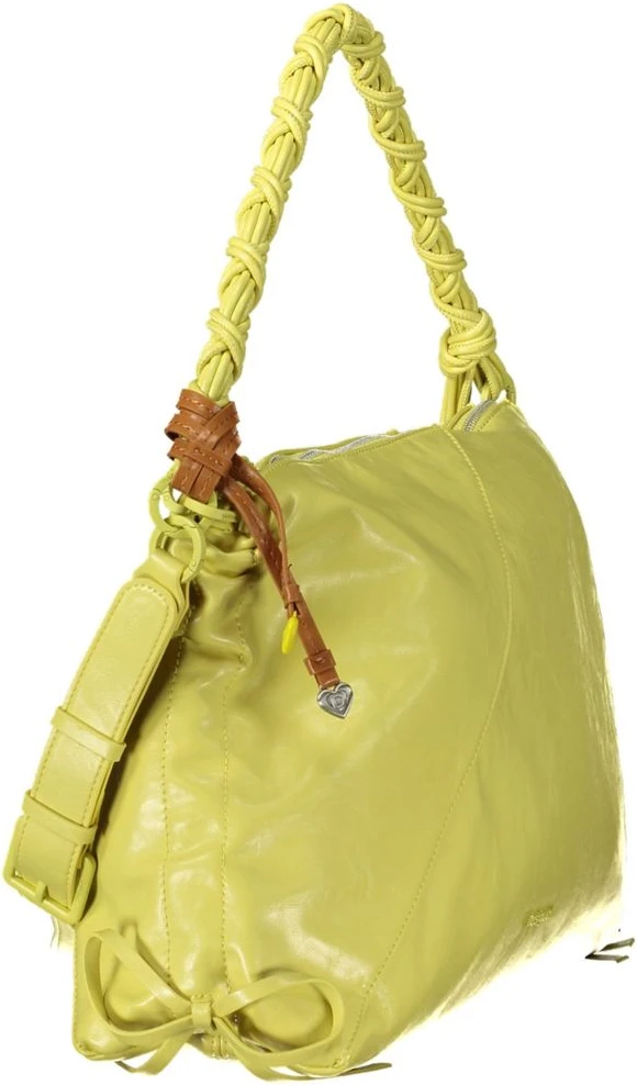 Handbag Desigual Giallo Polyurethane