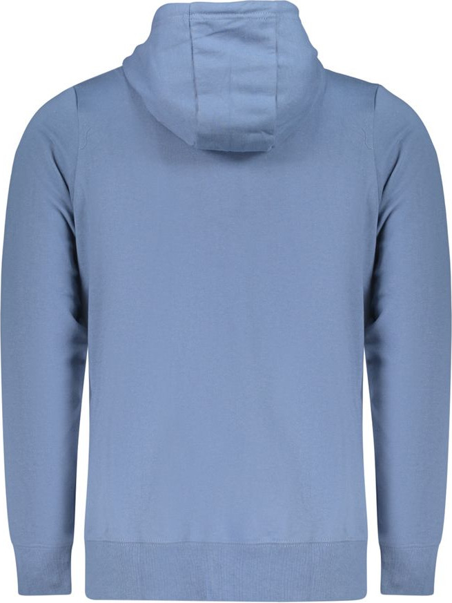 Sweatshirt Geographical Norway Blu Cotton Mens Sweatshirt with Hood