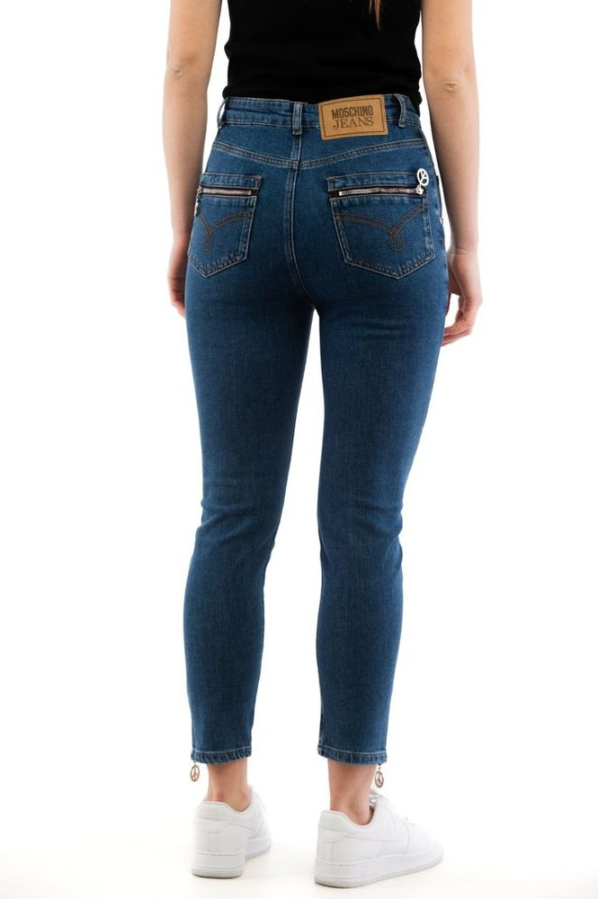 High-Waisted Jean Moschino