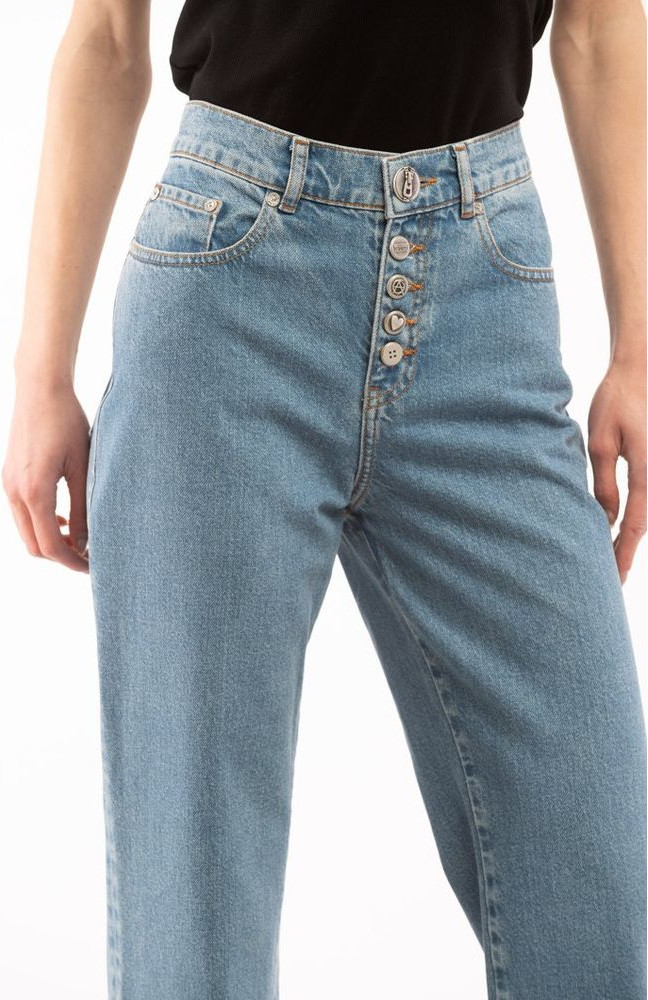 Jeans Multicolor Cotton Jeans Denim by Moschino