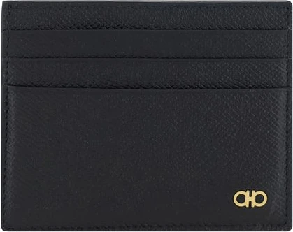 Кошелек Ferragamo Черная Кожа Теленка Bos Taurus