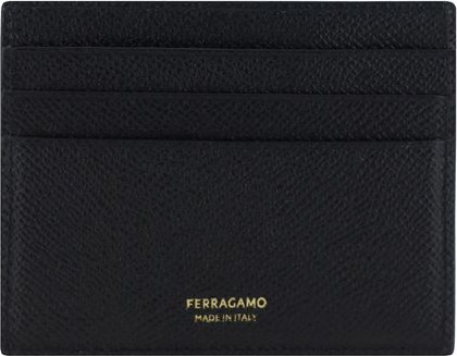 Кошелек Ferragamo Черная Кожа Теленка Bos Taurus