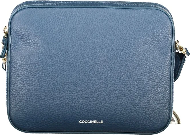 Handbag Coccinelle Blu Leather