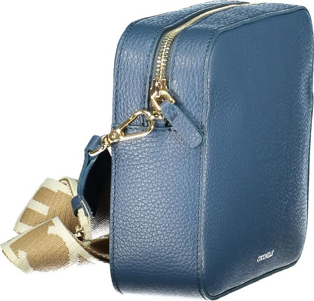 Handbag Coccinelle Blu Leather